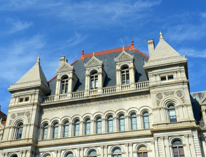 New York Statehouse in Albany. New York Statehouse in Albany.