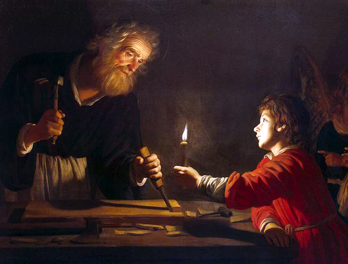 Gerard van Honthorst (1592-1656), “Childhood of Christ” Gerard van Honthorst (1592-1656), “Childhood of Christ”