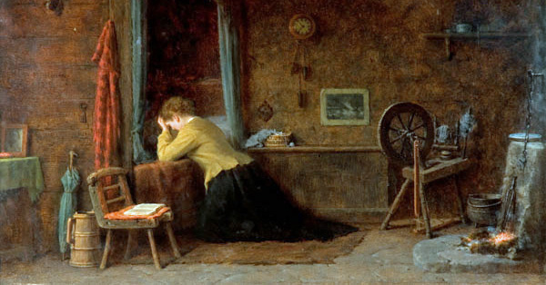 A Prayer for those at Sea by Frederick Daniel Hardy (1879) A Prayer for those at Sea by Frederick Daniel Hardy (1879)