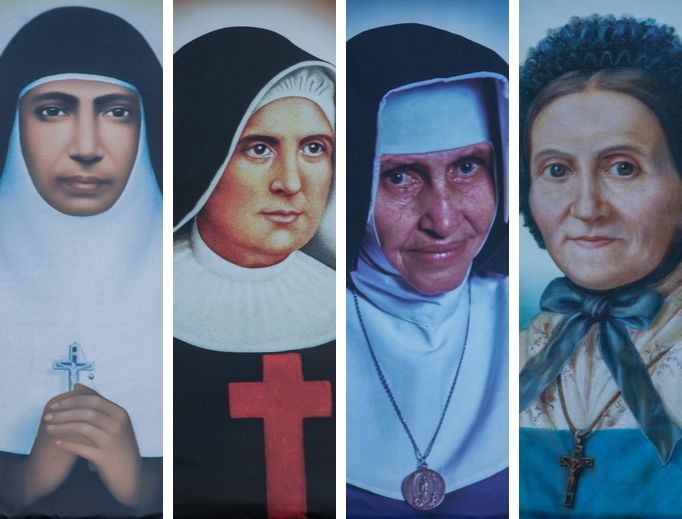 The canonization of several female saints on October 13, 2019. The canonization of several female saints on October 13, 2019.