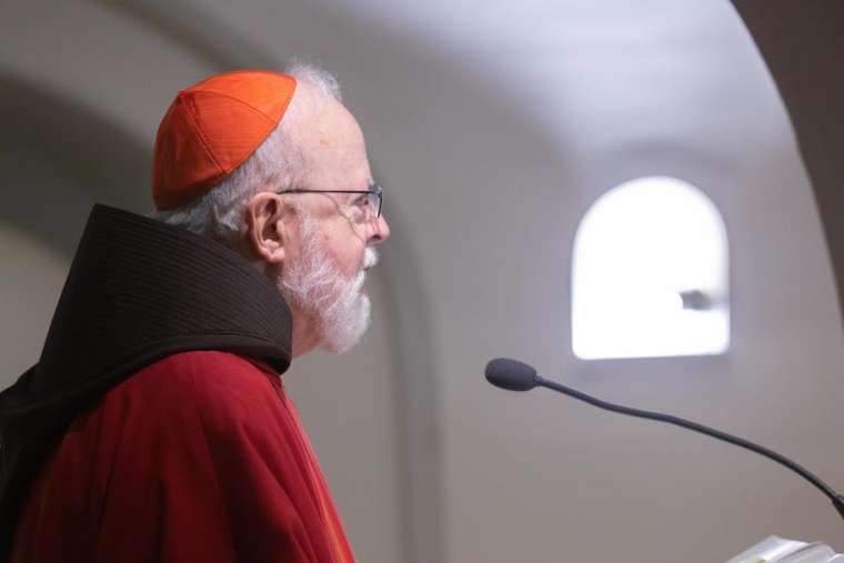 Cardinal Sean O'Malley celebrates Mass in the grotto of St. Peter's Basilica during an ad limina visit of the USCCB. Cardinal Sean O'Malley celebrates Mass in the grotto of St. Peter's Basilica during an ad limina visit of the USCCB.