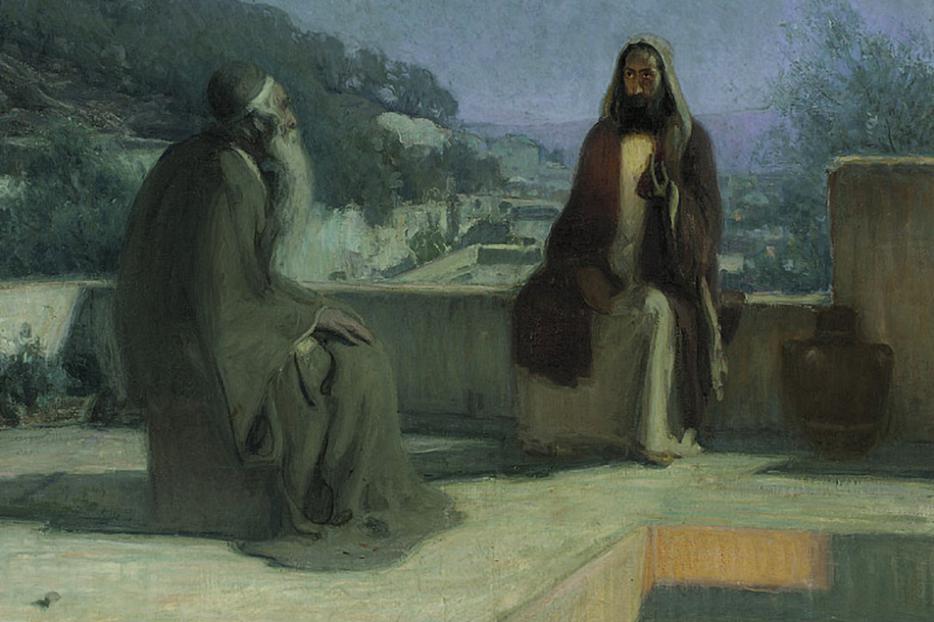 Henry Ossawa Tanner, “Nicodemus and Jesus on the Rooftop,” 1899 Henry Ossawa Tanner, “Nicodemus and Jesus on the Rooftop,” 1899
