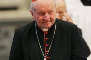 Ukraine Cardinal Marian Jaworski attends a Mass celebrated by Brazilian Cardinal Eugenio Sales de Araujo in St. Peter's Basilica at the Vatican on April 12, 2005. Starting with the funeral of Pope John Paul II on Friday, cardinals celebrated a series of funeral Masses for nine days known as the "Novemdiales." Ukraine Cardinal Marian Jaworski attends a Mass celebrated by Brazilian Cardinal Eugenio Sales de Araujo in St. Peter's Basilica at the Vatican on April 12, 2005. Starting with the funeral of Pope John Paul II on Friday, cardinals celebrated a series of funeral Masses for nine days known as the "Novemdiales."