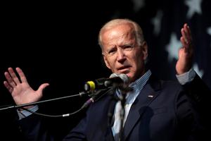 Former Vice President of the United States Joe Biden speaking with attendees at the 2019 Iowa Democratic Wing Ding at Surf Ballroom in Clear Lake, Iowa. Former Vice President of the United States Joe Biden speaking with attendees at the 2019 Iowa Democratic Wing Ding at Surf Ballroom in Clear Lake, Iowa.