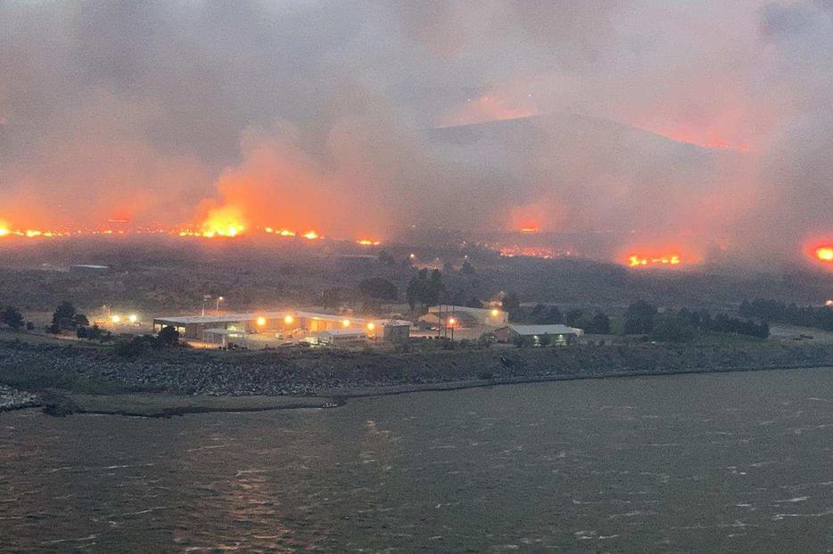 Flames spreading rapidly in Bridgeport, Washington. Raging fires along the West Coast are forcing families to evacuate with no return in sight. Flames spreading rapidly in Bridgeport, Washington. Raging fires along the West Coast are forcing families to evacuate with no return in sight.