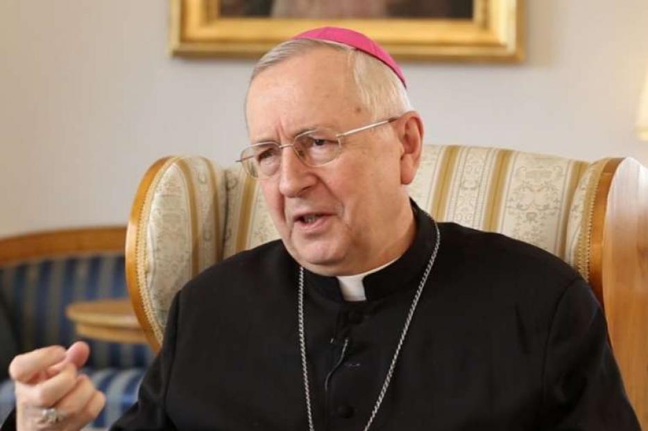 Archbishop Stanisław Gądecki, president of the Polish bishops’ conference, at the Vatican on Oct. 12, 2015. Archbishop Stanisław Gądecki, president of the Polish bishops’ conference, at the Vatican on Oct. 12, 2015.
