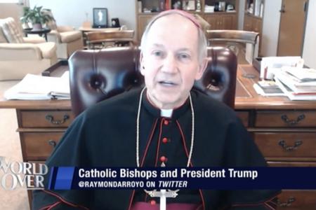 Bishop Thomas Paprocki joins Raymond Arroyo on The World Over on EWTN, April 2020. Bishop Thomas Paprocki joins Raymond Arroyo on The World Over on EWTN, April 2020.