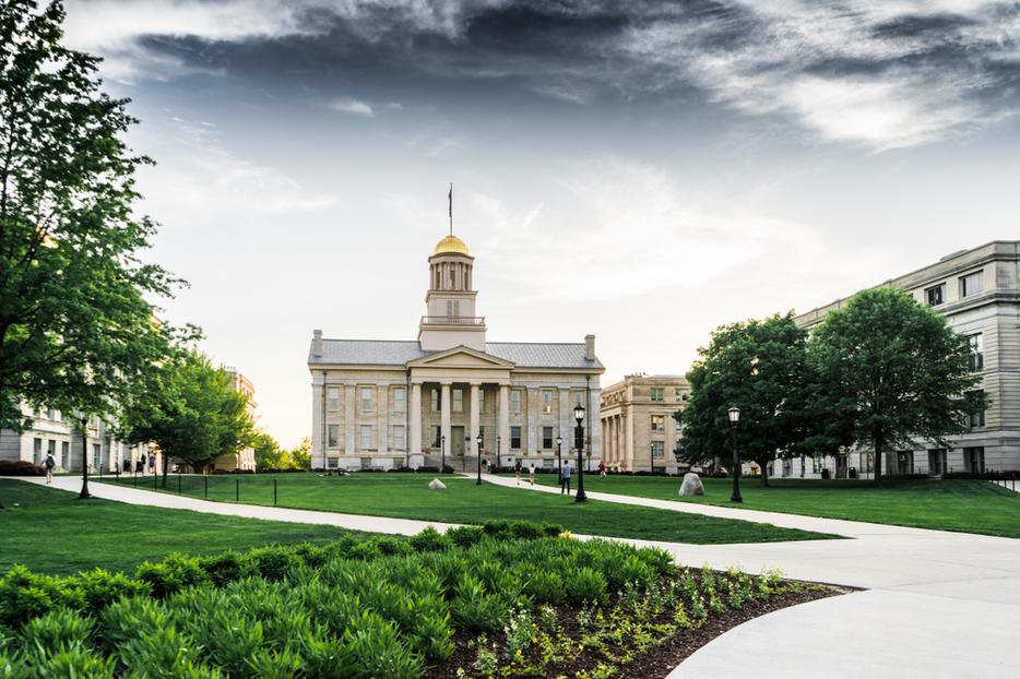 University of Iowa campus. University of Iowa campus.