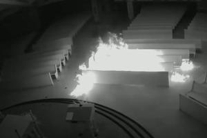 Arson at Incarnation Catholic Church in Town 'n' Country, Fla., Sept. 18, 2020. Arson at Incarnation Catholic Church in Town 'n' Country, Fla., Sept. 18, 2020.