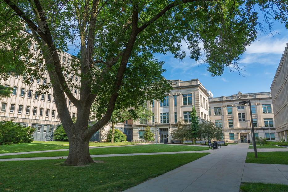 The free speech of religious student groups at the University of Iowa, whose grassy courtyard between the Sciences Library and Biology Building on Iowa Avenue in Iowa City, Iowa, is shown, has been curtailed. New Department of Education rules want to make sure that does not happen on public or private campuses. The free speech of religious student groups at the University of Iowa, whose grassy courtyard between the Sciences Library and Biology Building on Iowa Avenue in Iowa City, Iowa, is shown, has been curtailed. New Department of Education rules want to make sure that does not happen on public or private campuses.