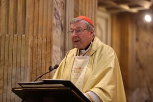 Cardinal George Pell presiding over the Memorial Mass for Mother Mary Angelica of the Annunciation, foundress of EWTN Global Catholic Network, on April 1, 2016 at the Pontifical Parish of St. Anne. Cardinal George Pell presiding over the Memorial Mass for Mother Mary Angelica of the Annunciation, foundress of EWTN Global Catholic Network, on April 1, 2016 at the Pontifical Parish of St. Anne.