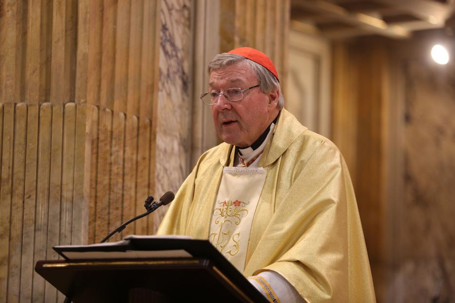 Cardinal George Pell presiding over the Memorial Mass for Mother Mary Angelica of the Annunciation, foundress of EWTN Global Catholic Network, on April 1, 2016 at the Pontifical Parish of St. Anne. Cardinal George Pell presiding over the Memorial Mass for Mother Mary Angelica of the Annunciation, foundress of EWTN Global Catholic Network, on April 1, 2016 at the Pontifical Parish of St. Anne.