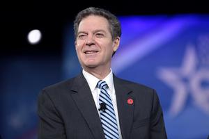 Governor Sam Brownback of Kansas speaking at the 2017 Conservative Political Action Conference (CPAC) in National Harbor, Maryland Governor Sam Brownback of Kansas speaking at the 2017 Conservative Political Action Conference (CPAC) in National Harbor, Maryland