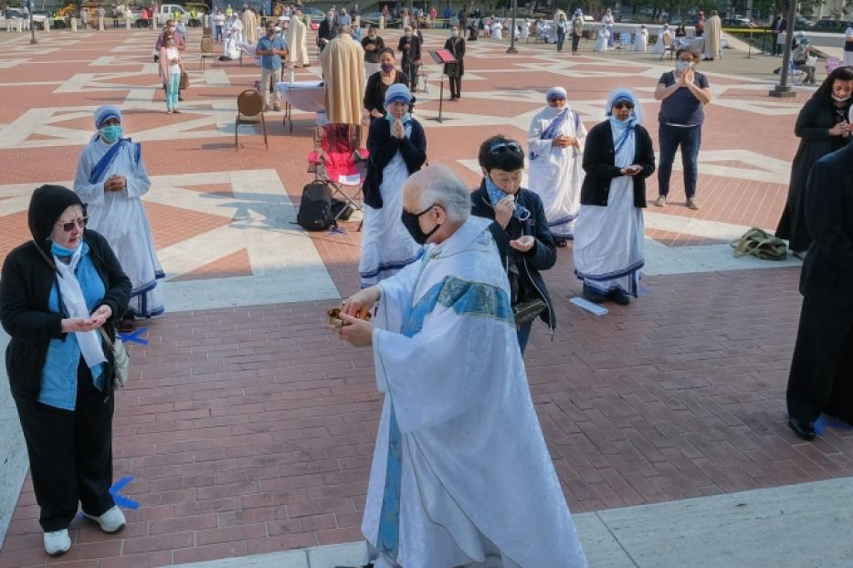 Archbishop Cordileone offers concurrent Masses on August 22, 2020. Archbishop Cordileone offers concurrent Masses on August 22, 2020.
