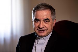 Cardinal Giovanni Angelo Becciu, Prefect of the Congregation for the Causes of Saints on June 27, 2019. Cardinal Giovanni Angelo Becciu, Prefect of the Congregation for the Causes of Saints on June 27, 2019.
