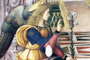 Pinturicchio, “The Annuciation” (detail), 1501 Pinturicchio, “The Annuciation” (detail), 1501