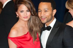 John Legend and Chrissy Teigen arrive at the White House Correspondents Dinner April 28, 2012 in Washington, D.C. John Legend and Chrissy Teigen arrive at the White House Correspondents Dinner April 28, 2012 in Washington, D.C.