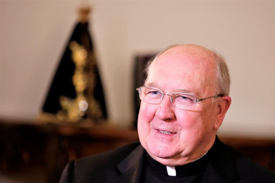 Cardinal Kevin Joseph Farrell, Prefect of the mega-Dicastery of Laity, Family and Life, speaks with EWTN on May 2, 2017. Cardinal Kevin Joseph Farrell, Prefect of the mega-Dicastery of Laity, Family and Life, speaks with EWTN on May 2, 2017.