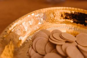 ‘Eating together the Body of Christ: This is the core of Christian life,’ Pope Francis said on the Third Sunday of Easter. ‘Eating together the Body of Christ: This is the core of Christian life,’ Pope Francis said on the Third Sunday of Easter.