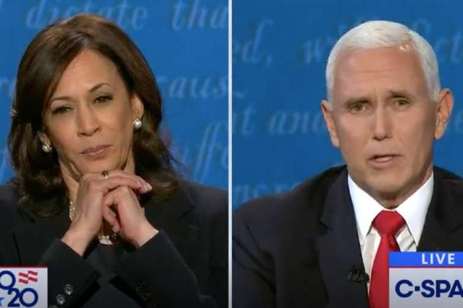 Vice President Mike Pence and Sen. Kamala Harris, Oct. 7, 2020. Vice President Mike Pence and Sen. Kamala Harris, Oct. 7, 2020.