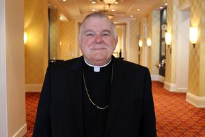 Archbishop Thomas Wenski of Miami outside the meeting hall during the 2019 USCCB General Assembly, June 12, 2019.