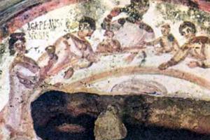 Early Christians in the Agape Feast