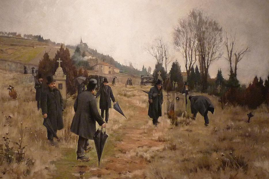Camille Martin, “After the Burial,” 1889 Camille Martin, “After the Burial,” 1889