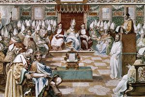 “Opening of the Council of Nicaea (325) by Emperor Constantine the Great,” c. 1560 “Opening of the Council of Nicaea (325) by Emperor Constantine the Great,” c. 1560