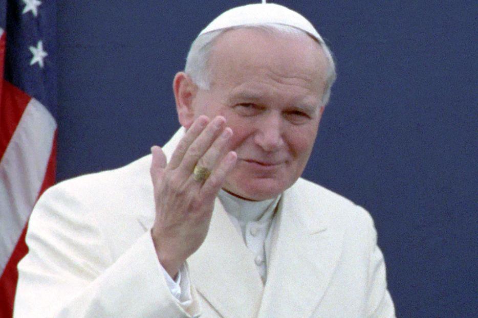 Pope John Paul II in 1984 Pope John Paul II in 1984