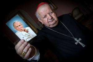 Cardinal Stanisław Dziwisz, pictured in Kraków, Poland, March 4, 2016. Credit: Mazur/catholicnews.org.uk. Cardinal Stanisław Dziwisz, pictured in Kraków, Poland, March 4, 2016. Credit: Mazur/catholicnews.org.uk.