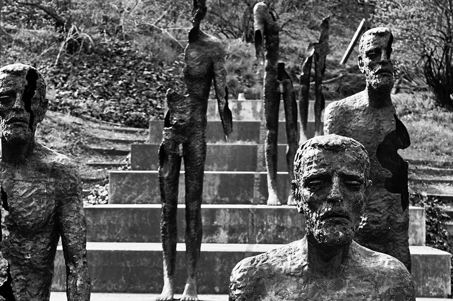 The Memorial to the Victims of Communism in Prague, Czech Republic, by sculptor Olbram Zoubek The Memorial to the Victims of Communism in Prague, Czech Republic, by sculptor Olbram Zoubek