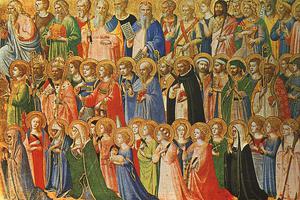 Art by Fra Angelico depicts various saints. Art by Fra Angelico depicts various saints.