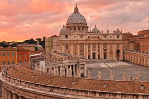 Saint Peters Square and Basilica. Saint Peters Square and Basilica.