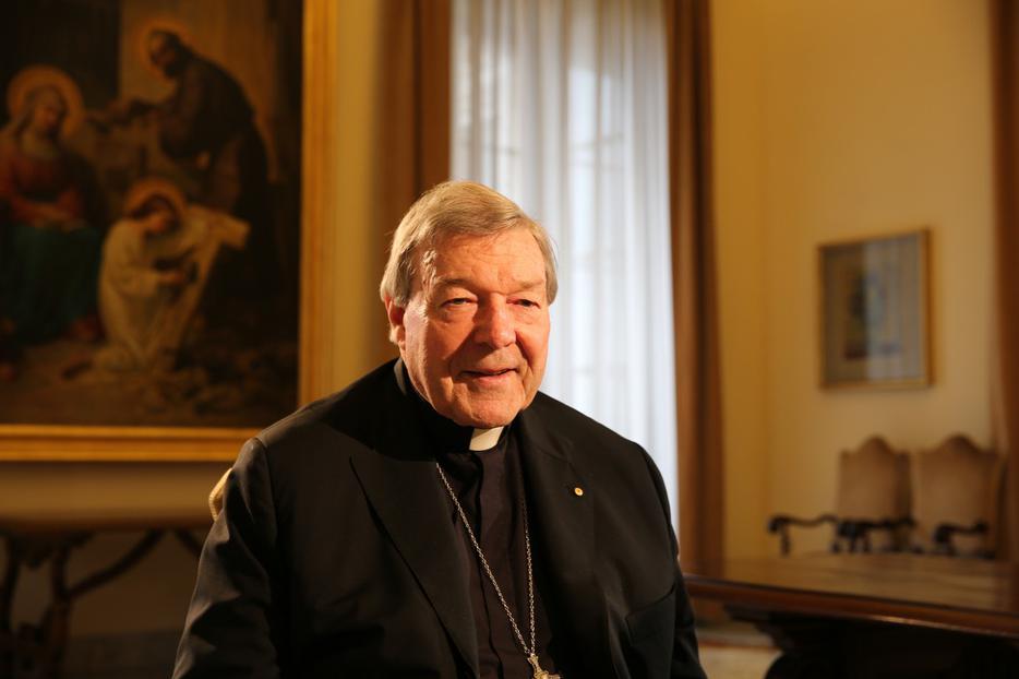 Cardinal George Pell speaks with CNA at the Vatican's Apostolic Palace on March 17, 2016. Cardinal George Pell speaks with CNA at the Vatican's Apostolic Palace on March 17, 2016.