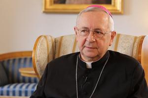Archbishop Stanislaw Gadecki, the president of the Polish Bishops Conference, in Vatican City during the Synod of Bishops on October 12, 2015. Archbishop Stanislaw Gadecki, the president of the Polish Bishops Conference, in Vatican City during the Synod of Bishops on October 12, 2015.
