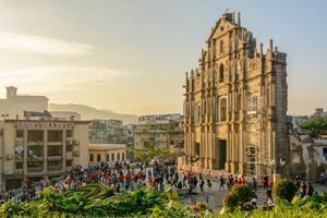 Ruins of Saint Paul's Church in Macau, China. Ruins of Saint Paul's Church in Macau, China.
