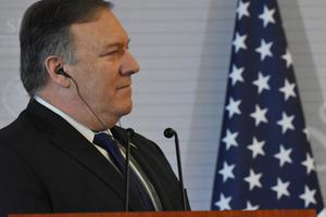 Secretary of State Mike Pompeo Speaks during a press conference during an official visit to Mexico on October 19, 2018. Secretary of State Mike Pompeo Speaks during a press conference during an official visit to Mexico on October 19, 2018.