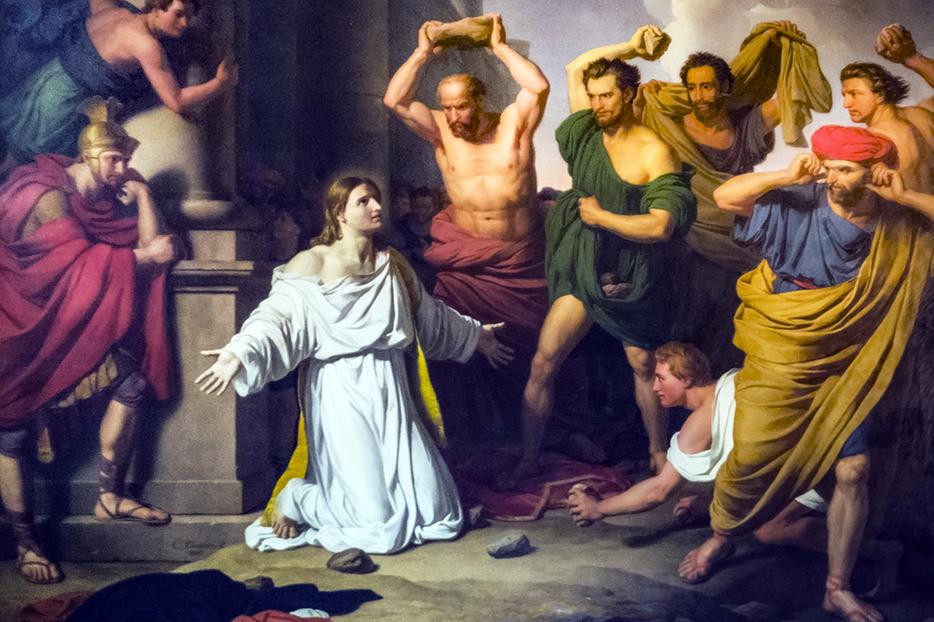 Charles Thévenin, “The Stoning of St. Stephen,” 1829 Charles Thévenin, “The Stoning of St. Stephen,” 1829