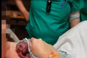 Amanda Finnefrock posted a video showing her begging for help for her twin sons, who died shortly after birth after not receiving medical assistance at the hospital after their premature births. YouTube has taken down the video, but it can still be viewed on Facebook and Parler. Amanda Finnefrock posted a video showing her begging for help for her twin sons, who died shortly after birth after not receiving medical assistance at the hospital after their premature births. YouTube has taken down the video, but it can still be viewed on Facebook and Parler.