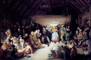 Daniel Maclise, “Snap-Apple Night, On the Festival of Hallow Eve,” 1833 Daniel Maclise, “Snap-Apple Night, On the Festival of Hallow Eve,” 1833