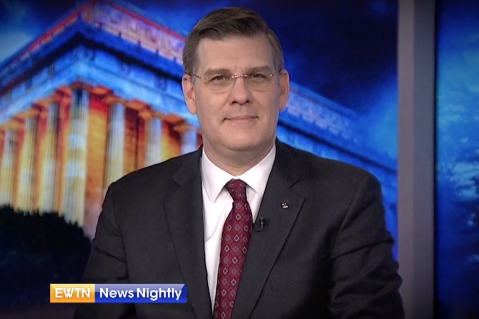 Andrew Walther appears on ‘EWTN News Nightly’ March 2, 2020. Andrew Walther appears on ‘EWTN News Nightly’ March 2, 2020.