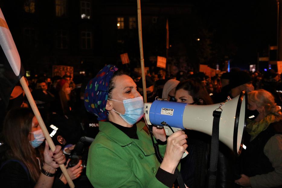 A protest against the abortion ban in Poland took place in Krakow on October 23 2020. A protest against the abortion ban in Poland took place in Krakow on October 23 2020.