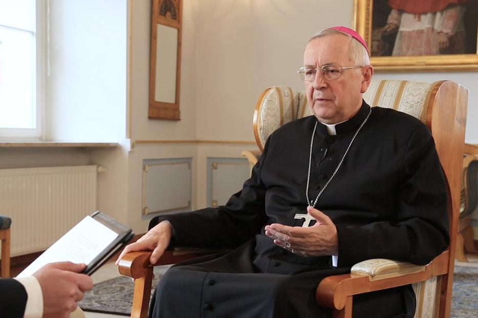 Archbishop Stanislaw Gadecki, the president of the Polish Bishops Conference, in Vatican City during the Synod of Bishops on October 12, 2015. Archbishop Stanislaw Gadecki, the president of the Polish Bishops Conference, in Vatican City during the Synod of Bishops on October 12, 2015.