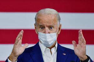 President-elect Joe Biden visited Grand Rapids, Michigan on Friday, Sept. 21, 2020, hours after he tested negative for the coronavirus in two separate tests.