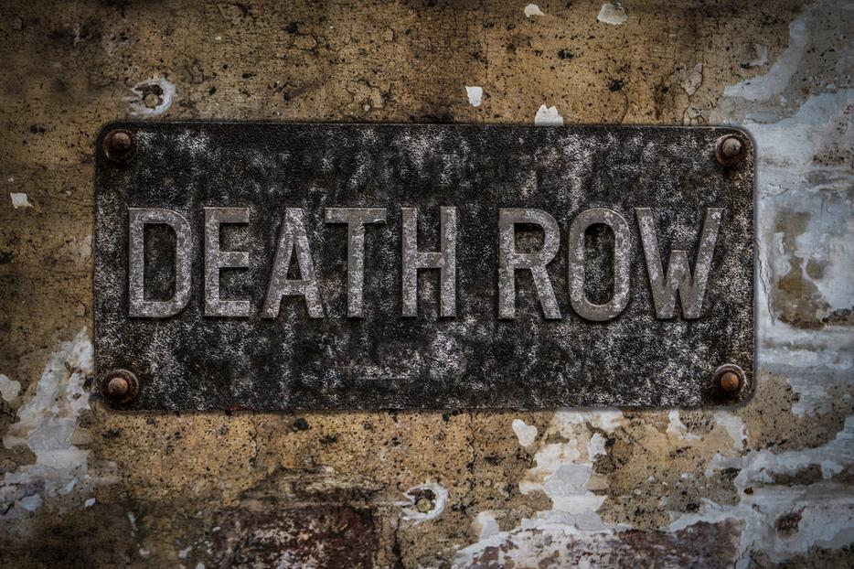 Death row cell block inside a maximum security prison. Death row cell block inside a maximum security prison.