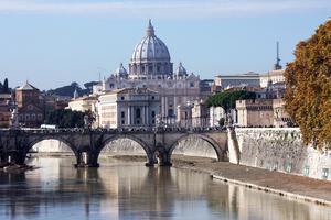 St. Peter's Basilica Near the River Tiber St. Peter's Basilica Near the River Tiber