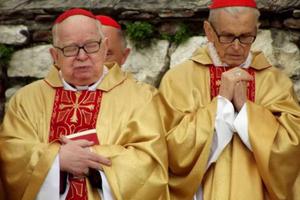 Cardinal Henryk Gulbinowicz, left, who died Nov. 16, was sanctioned by the Vatican for sexual abuse. Cardinal Henryk Gulbinowicz, left, who died Nov. 16, was sanctioned by the Vatican for sexual abuse.