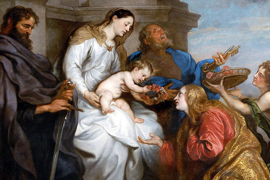 Anthony van Dyck, “The Coronation of Saint Rosalia,” 1629 Anthony van Dyck, “The Coronation of Saint Rosalia,” 1629