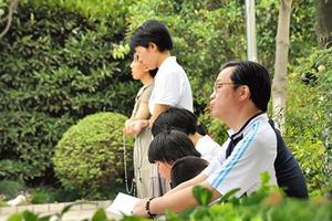 Catholics gather to pray the Rosary including Bishop Ma Daquin of Shanghai. Catholics gather to pray the Rosary including Bishop Ma Daquin of Shanghai.