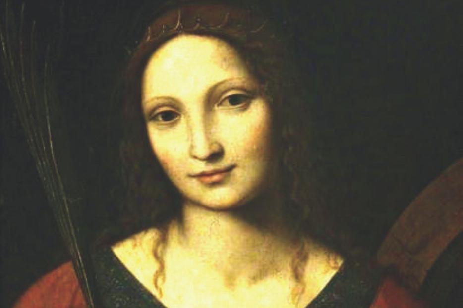 Bernardino Luini’s portrait of St. Catherine of Alexandria Bernardino Luini’s portrait of St. Catherine of Alexandria